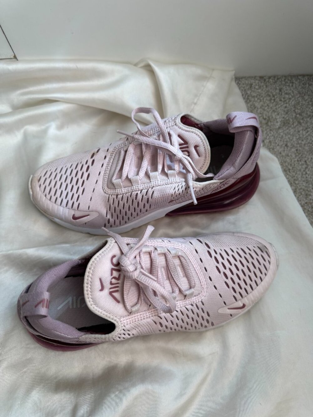 Nike Air Max 270 Barely Rose Vintage Wine Pink Womens 7.5 (AH6789) - Picture 4 of 6